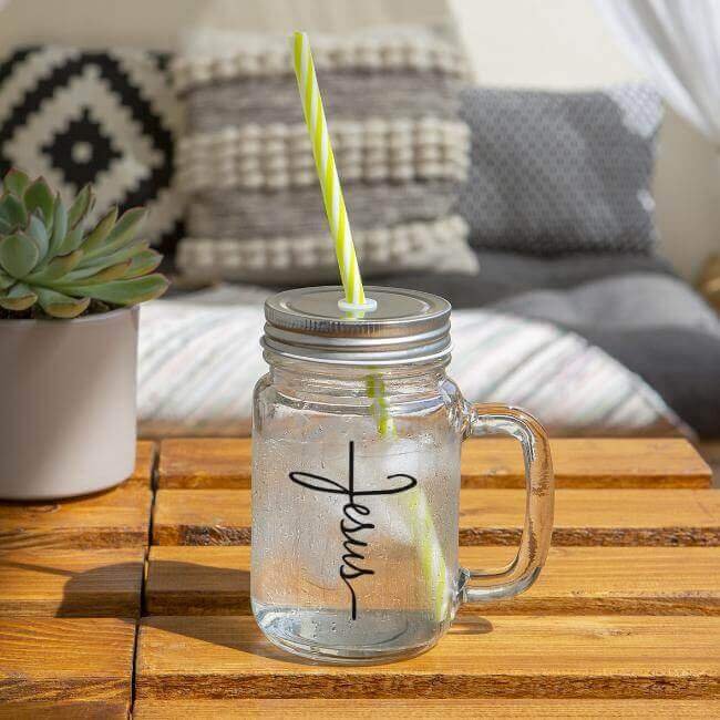 Christian Clothing offers exclusive Home & Living products, including Christian gifts and religious gifts. Our glass pitcher with the imprint of Jesus in the form of a cross is a beautiful addition to your home. Christian Clothing offers exclusive Home & Living products, including Christian gifts and religious gifts. Our glass pitcher with the imprint of Jesus in the form of a cross is a beautiful addition to your home.